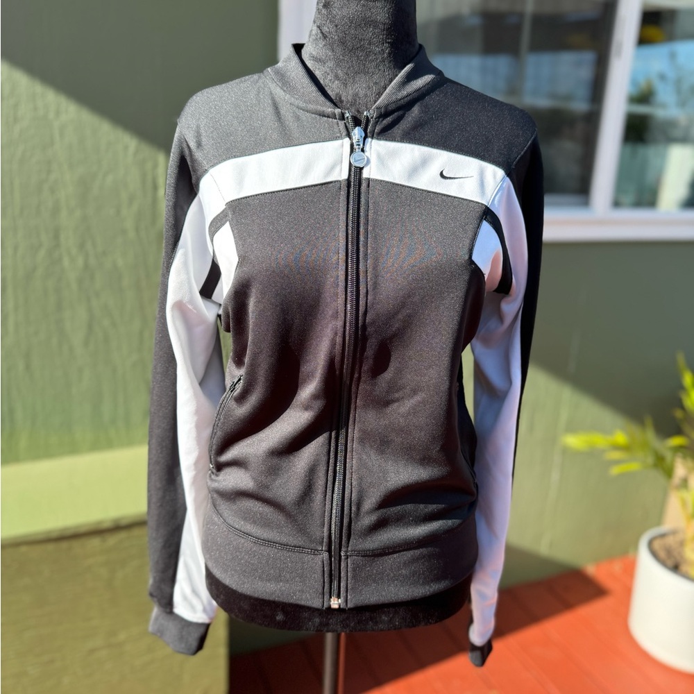 Women's Black and White Nike Jacket